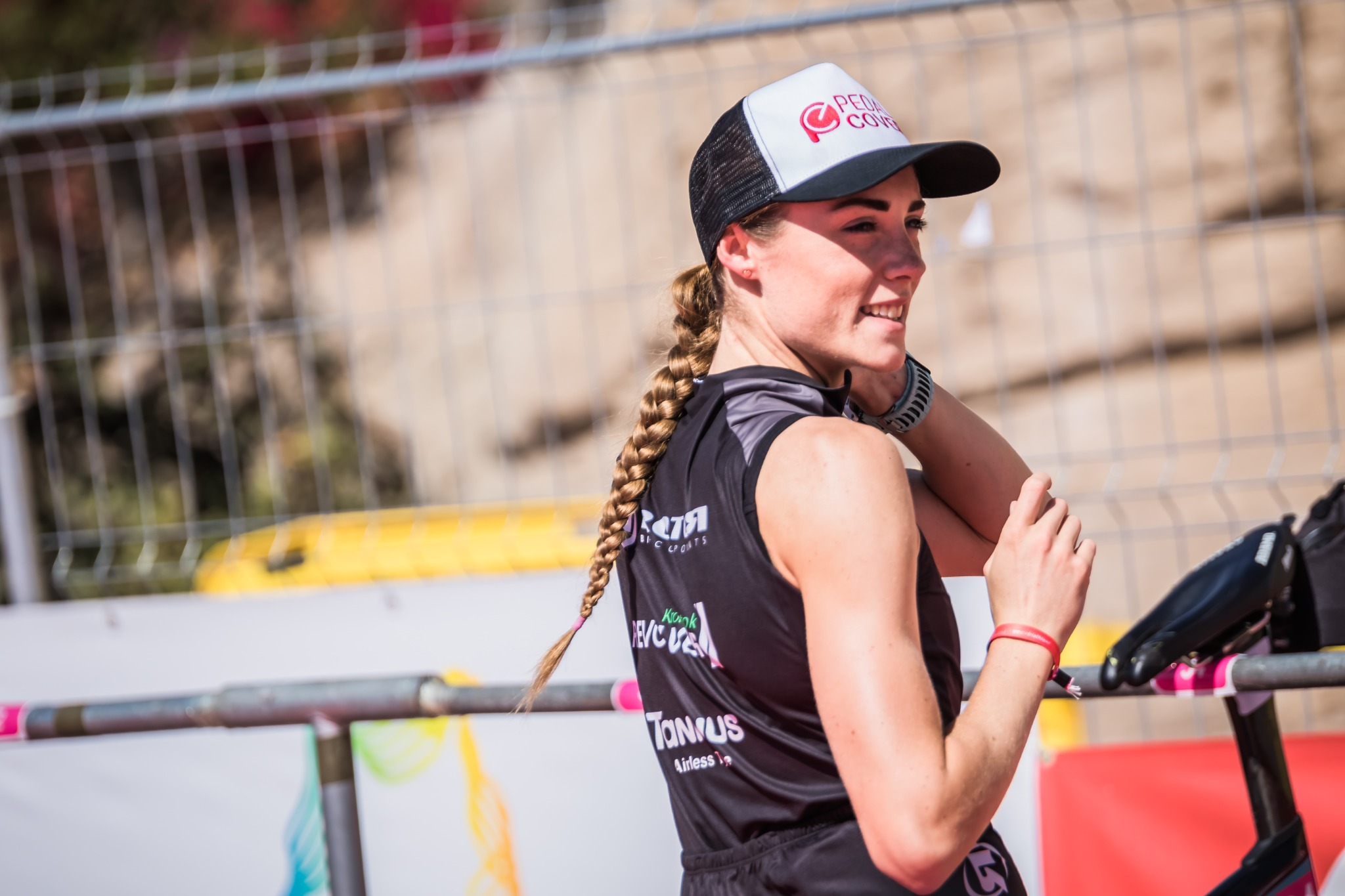 Lucy Charles-Barclay in the transition area
